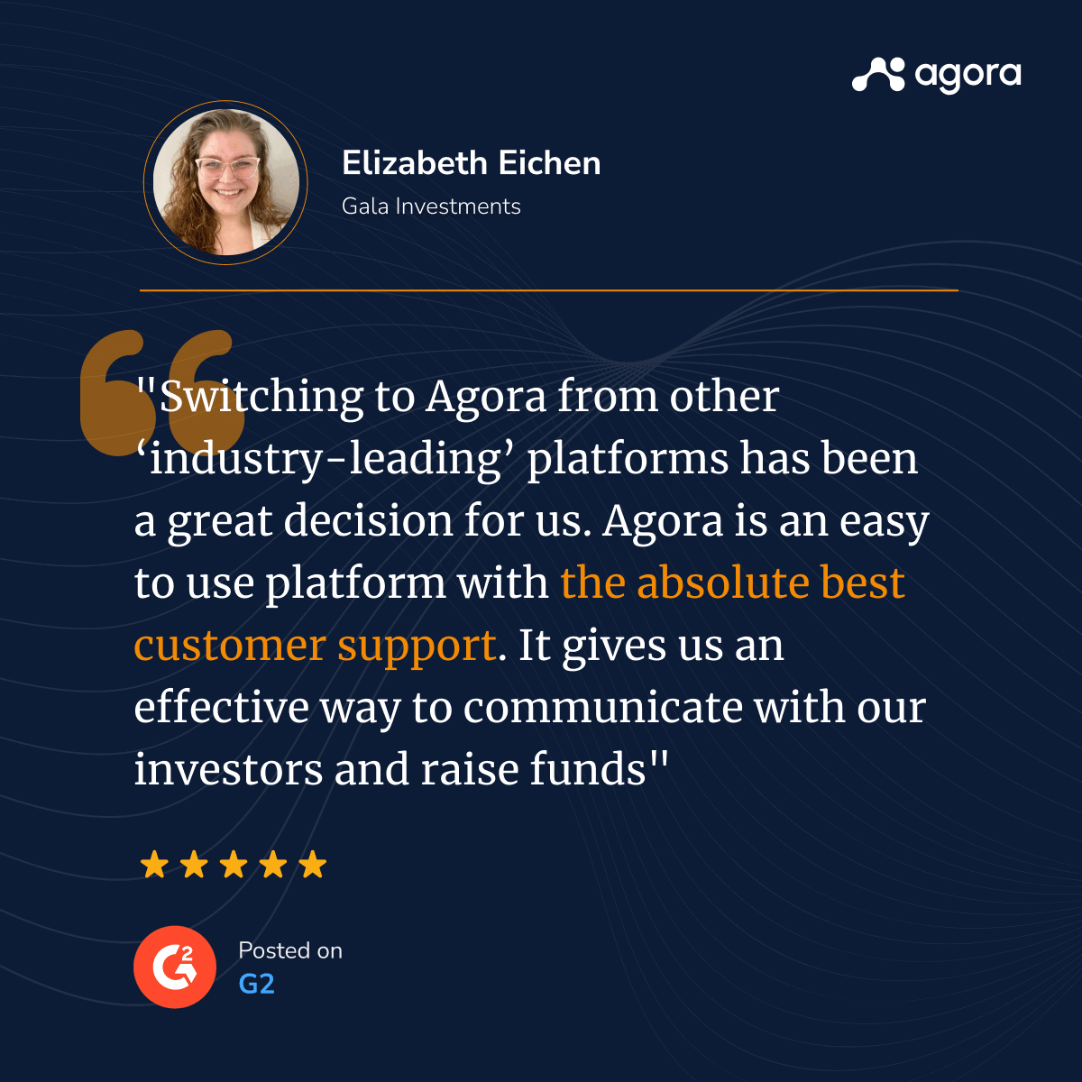 Agora G2 customer reviews for real estate investment management software